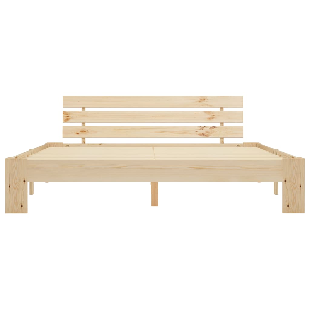Cadre de lit Bois de pin massif 180 x 200 cm