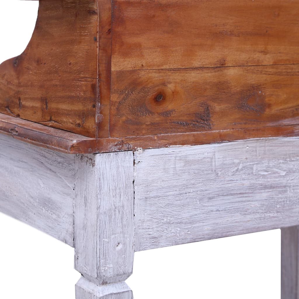 Bureau avec tiroirs 90x50x101 cm Bois de récupération solide
