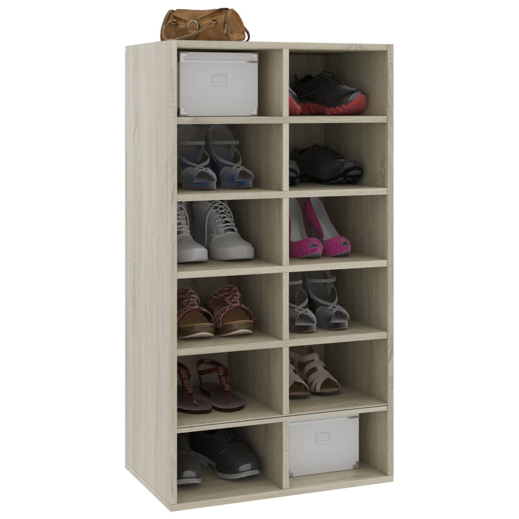 Étagère à chaussures Chêne sonoma 54x34x100,5 cm