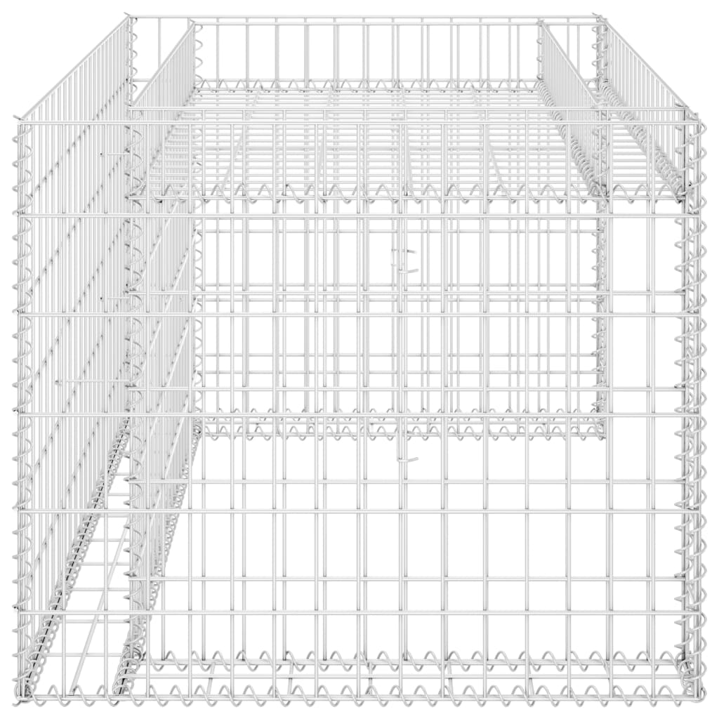 Garage tondeuse à gazon lit surélevé 110x80x60 cm Fil en acier