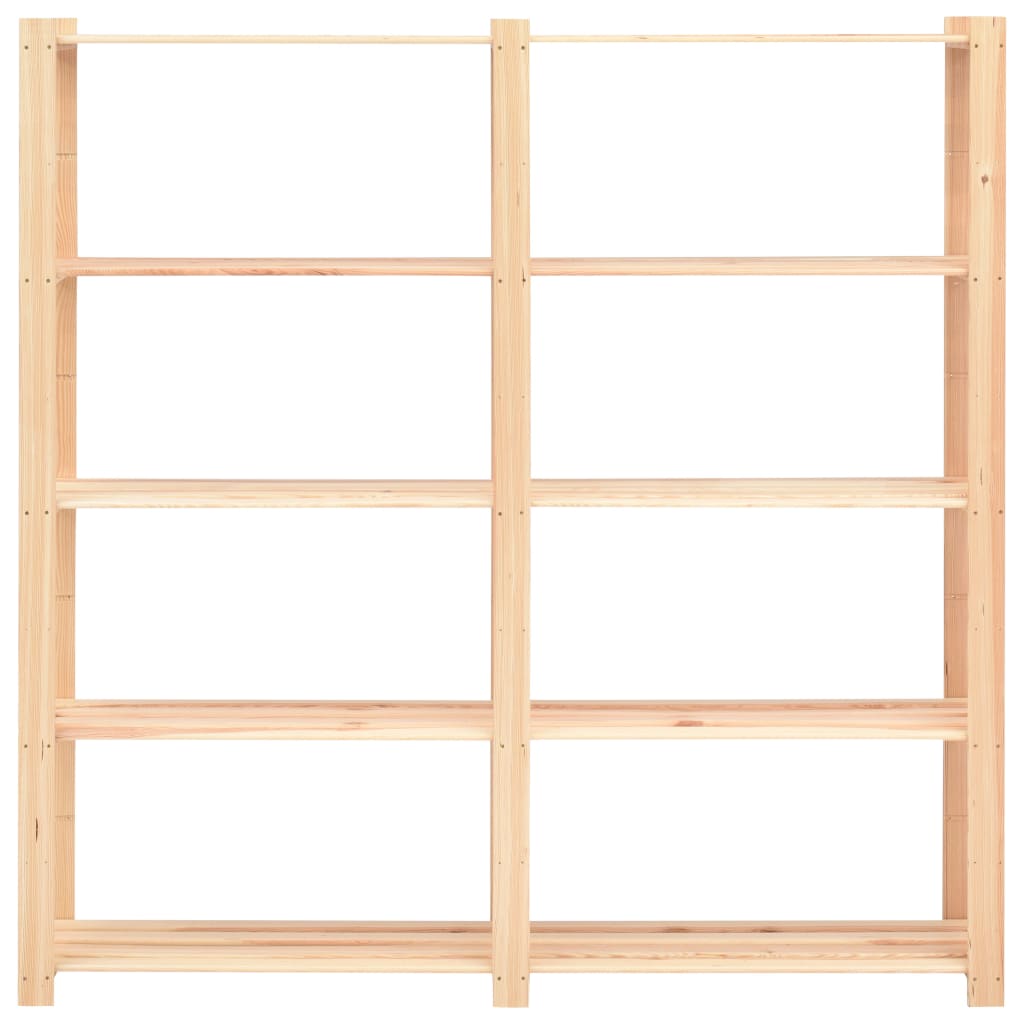Étagère de stockage 5 niveaux 170x38x170 cm Pin solide 500 kg