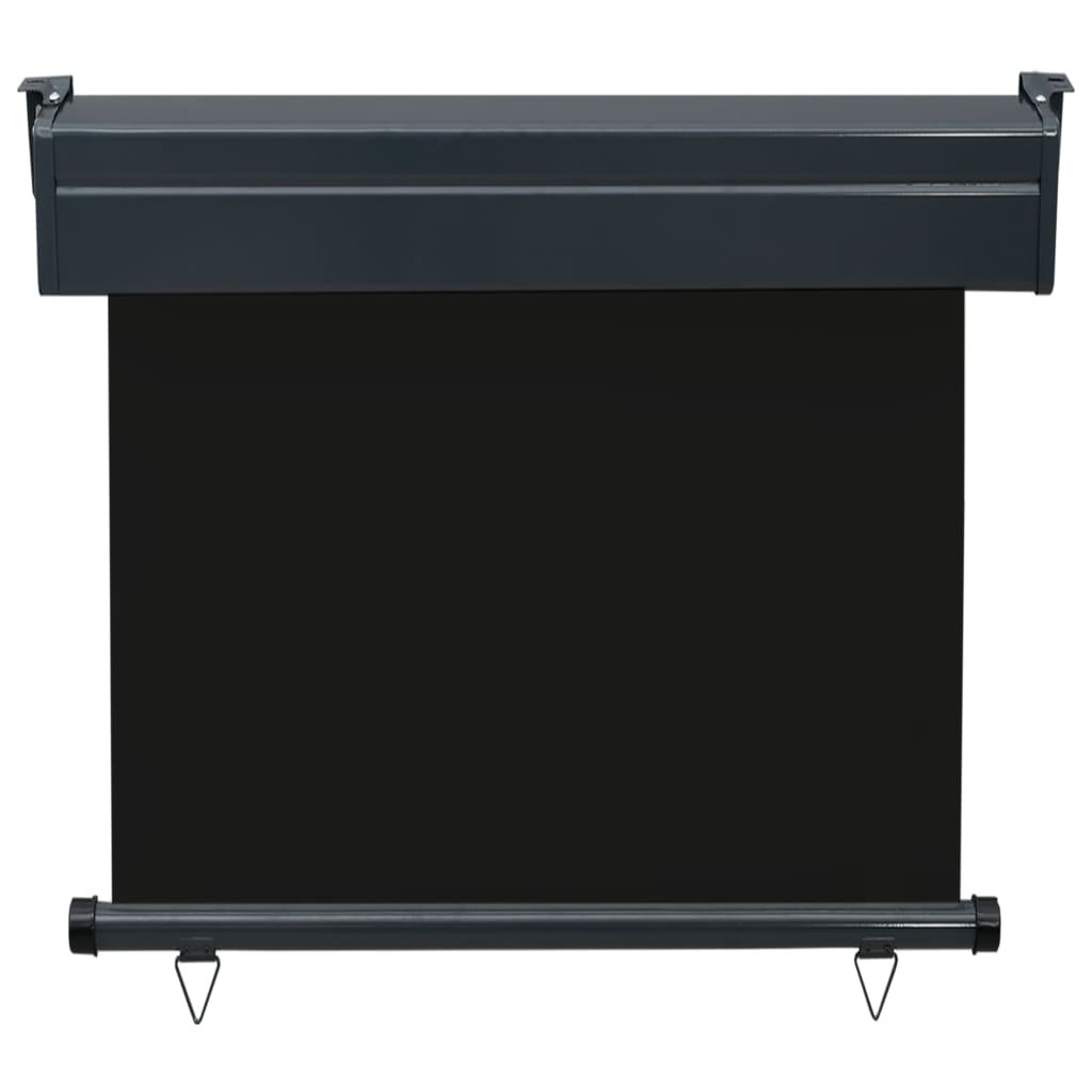 Auvent latéral de balcon 85x250 cm noir