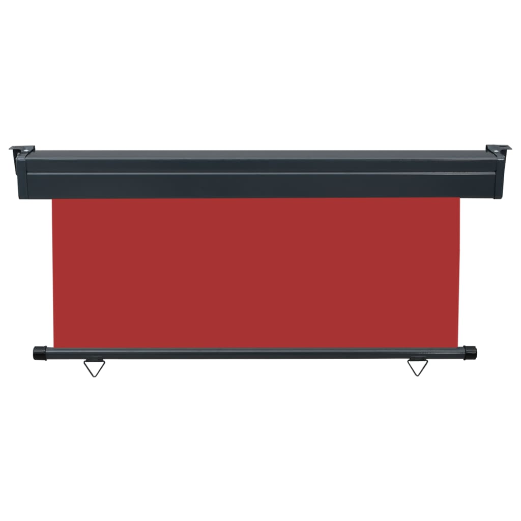 Auvent latéral de balcon 160x250 cm Rouge