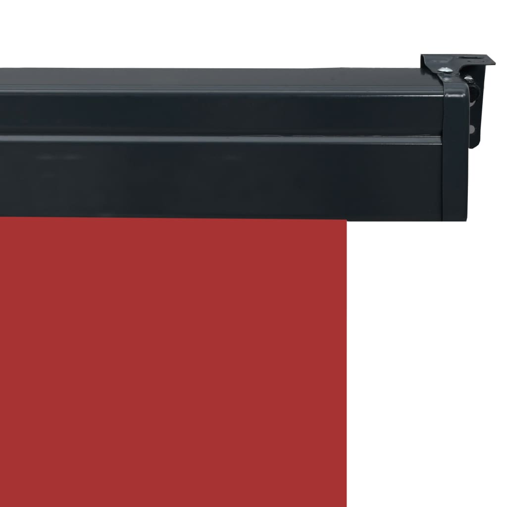 Auvent latéral de balcon 160x250 cm Rouge