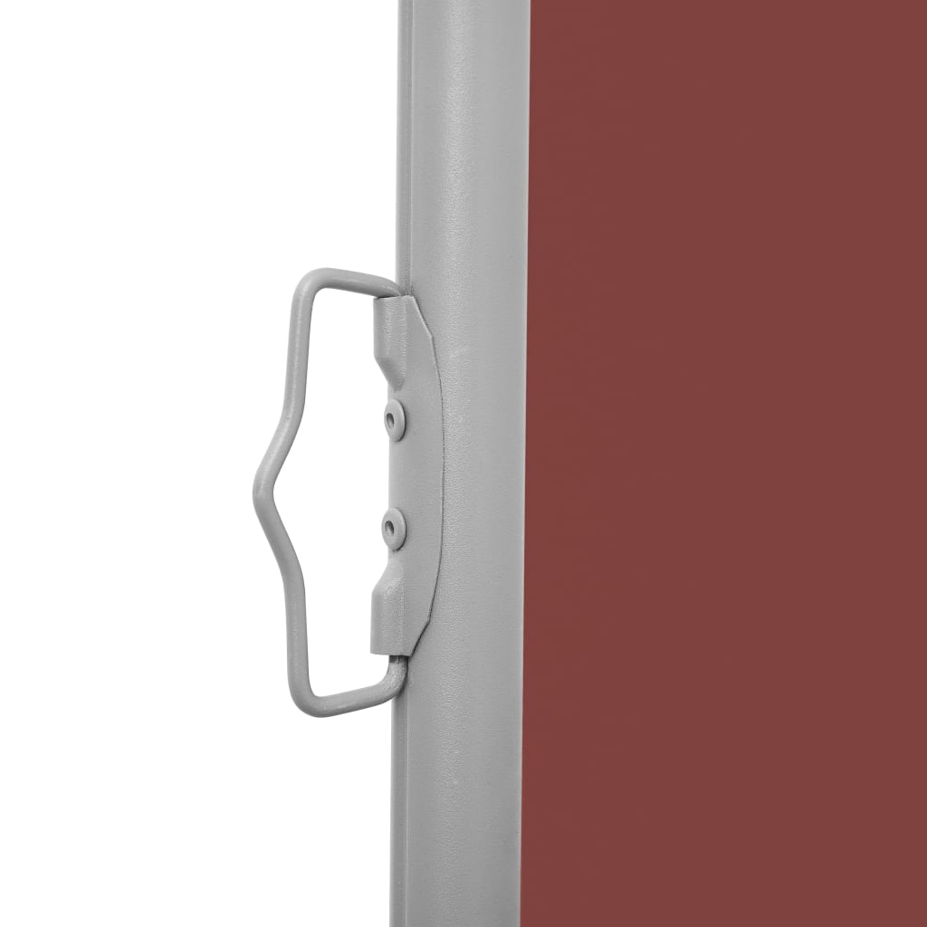 Auvent latéral rétractable Marron 100 x 600 cm