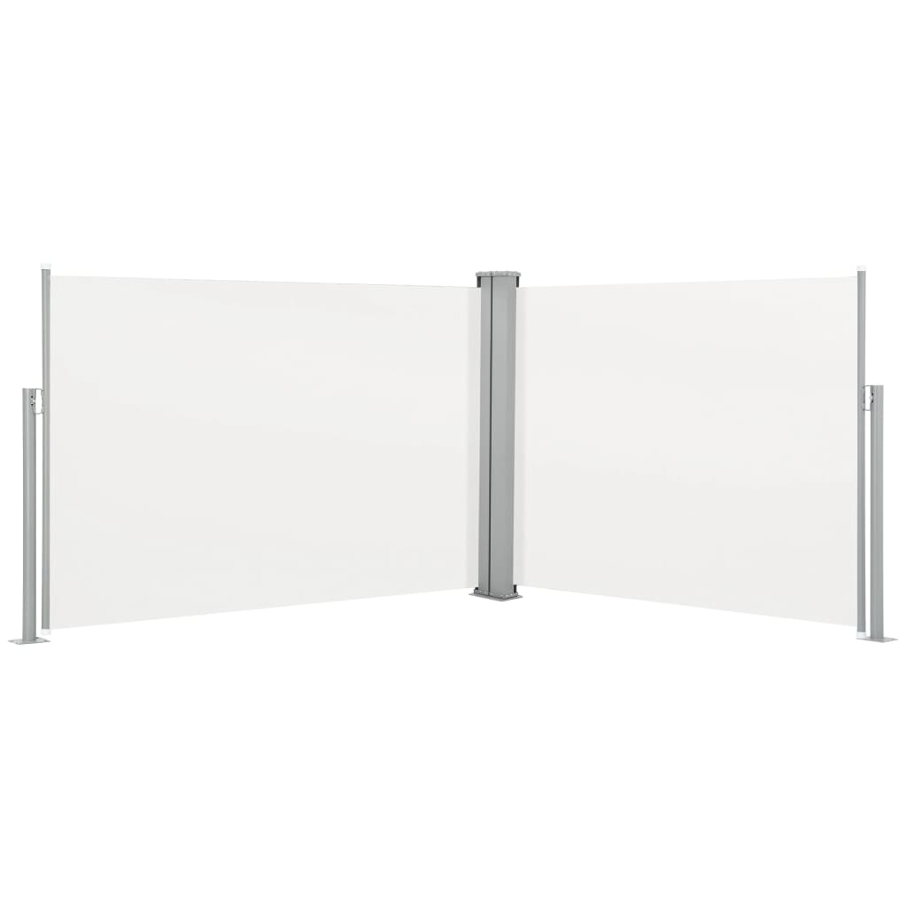 Auvent latéral rétractable Crème 100 x 1000 cm
