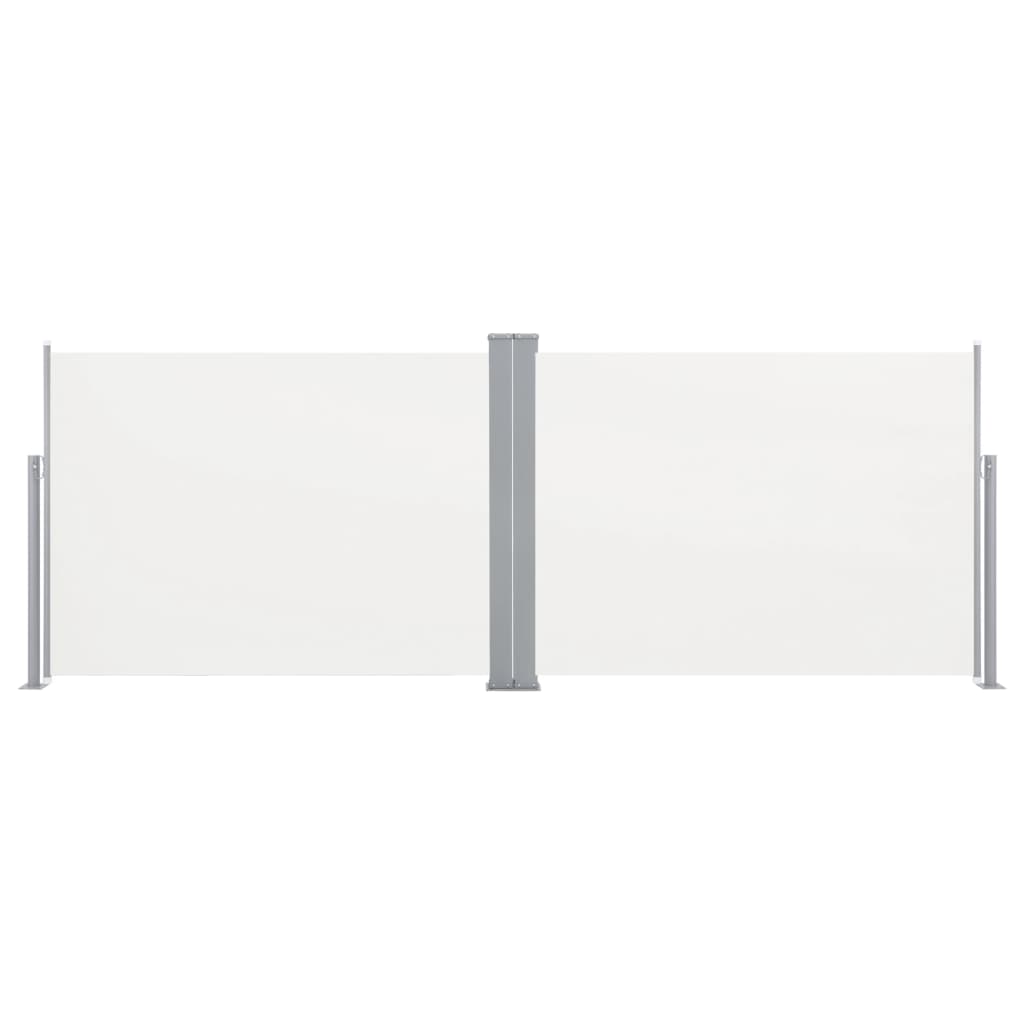 Auvent latéral rétractable Crème 100 x 1000 cm