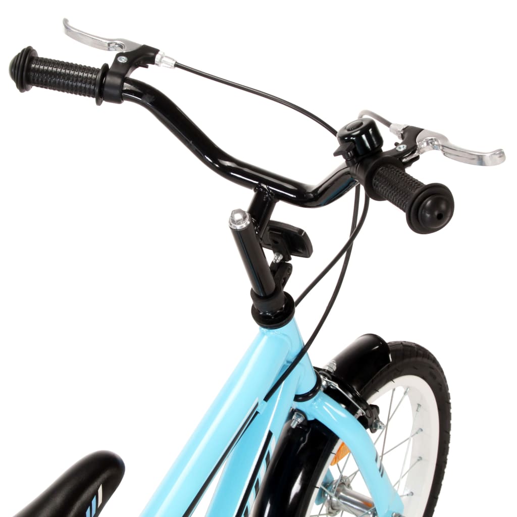 Vélo pour enfants 14 pouces Noir et bleu