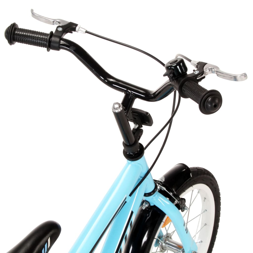 Vélo pour enfants 16 pouces Noir et bleu
