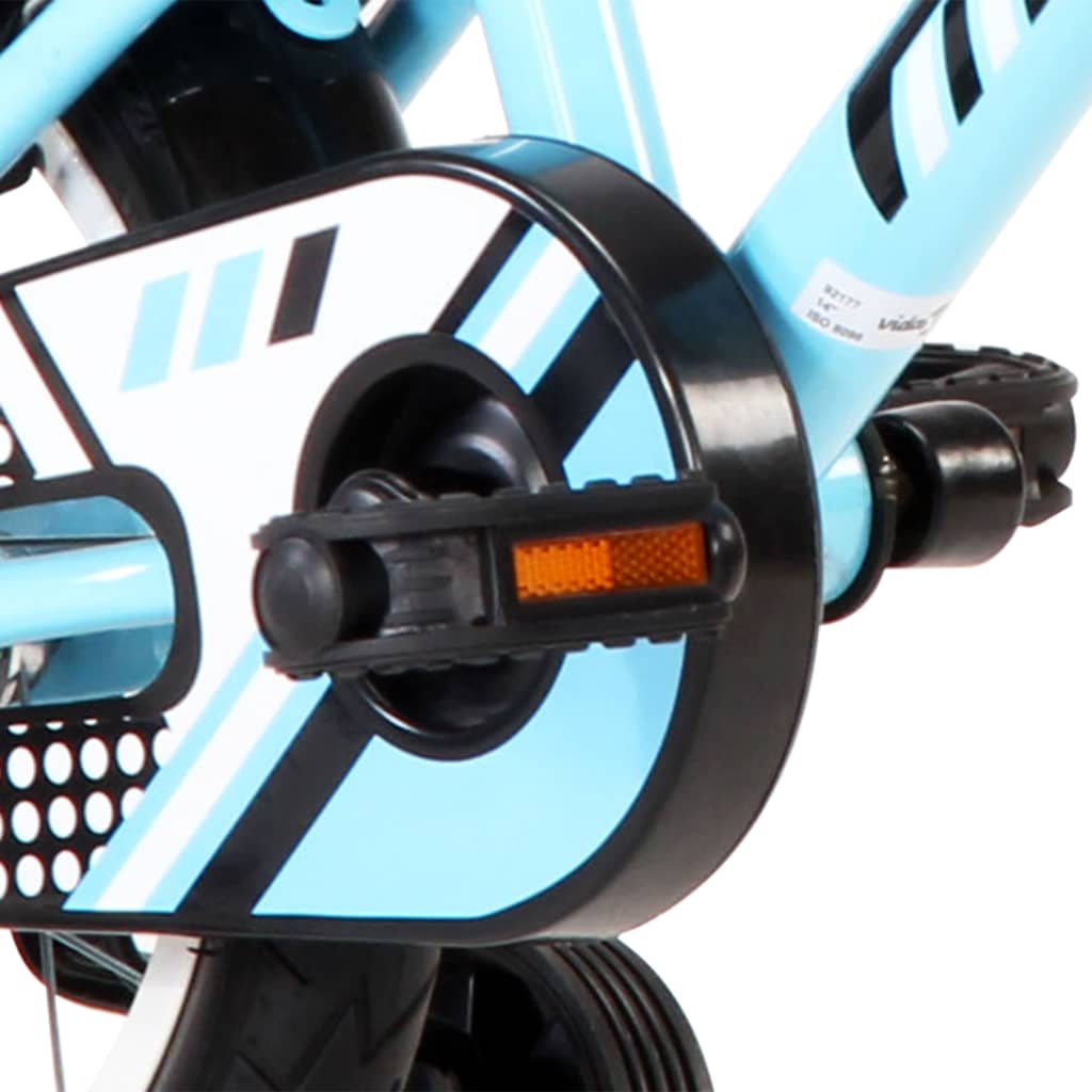 Vélo pour enfants 16 pouces Noir et bleu