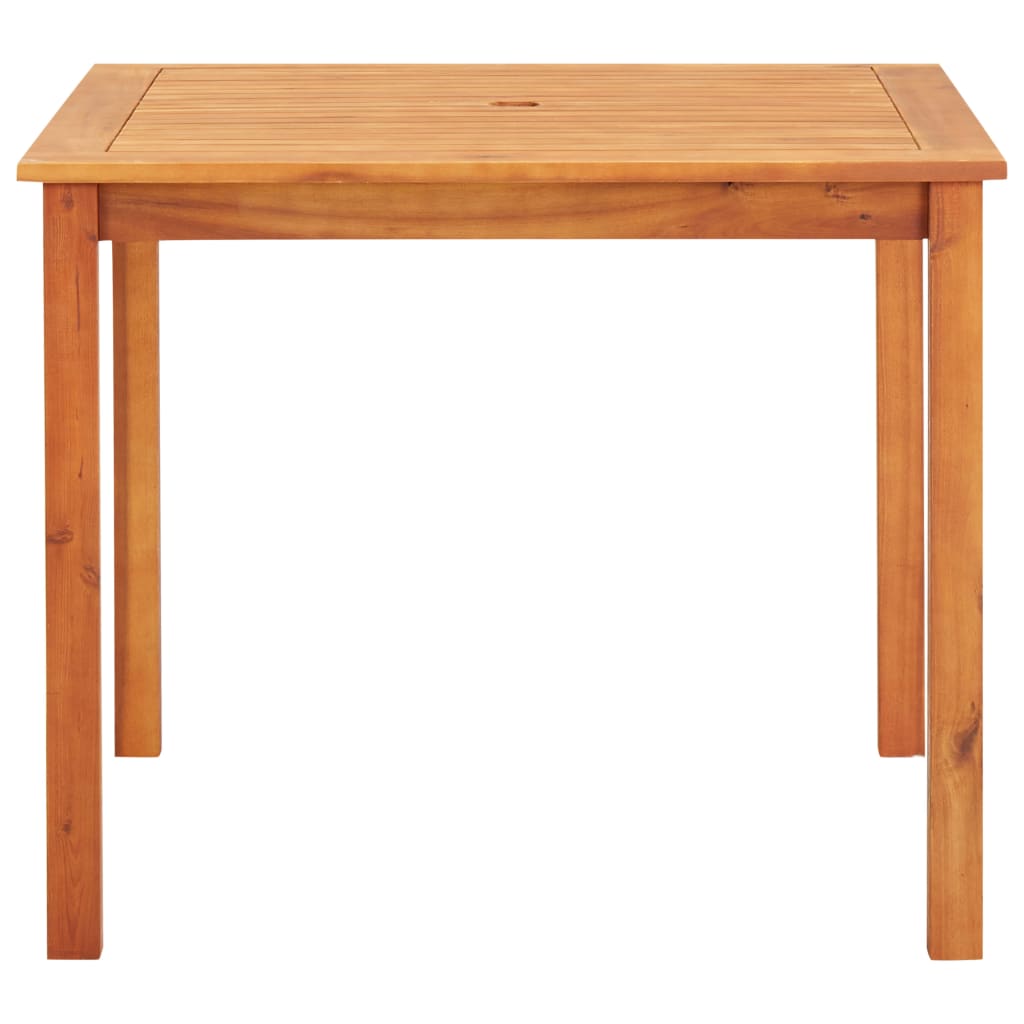 Mobilier à dîner d'extérieur 3 pcs et coussins Acacia solide