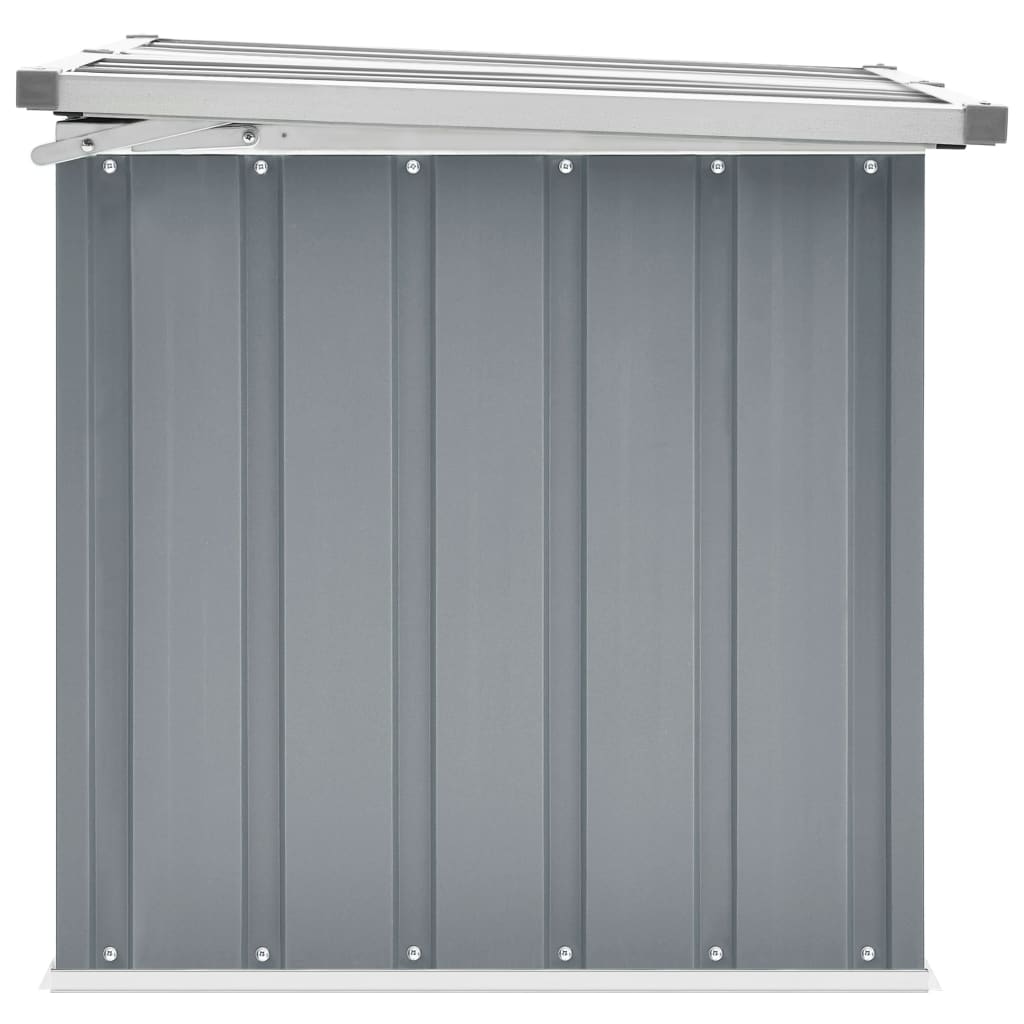 Boîte de rangement de jardin Gris 109x67x65 cm