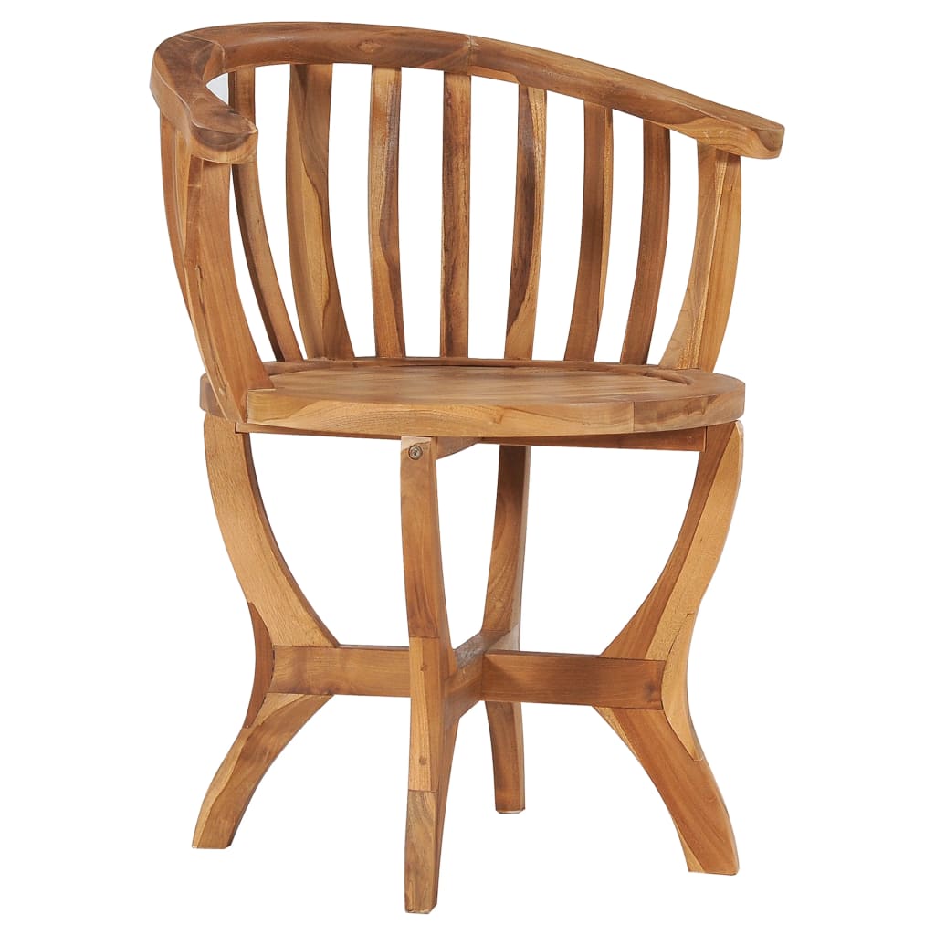 Ensemble de bistro de jardin 3 pcs Bois de teck solide