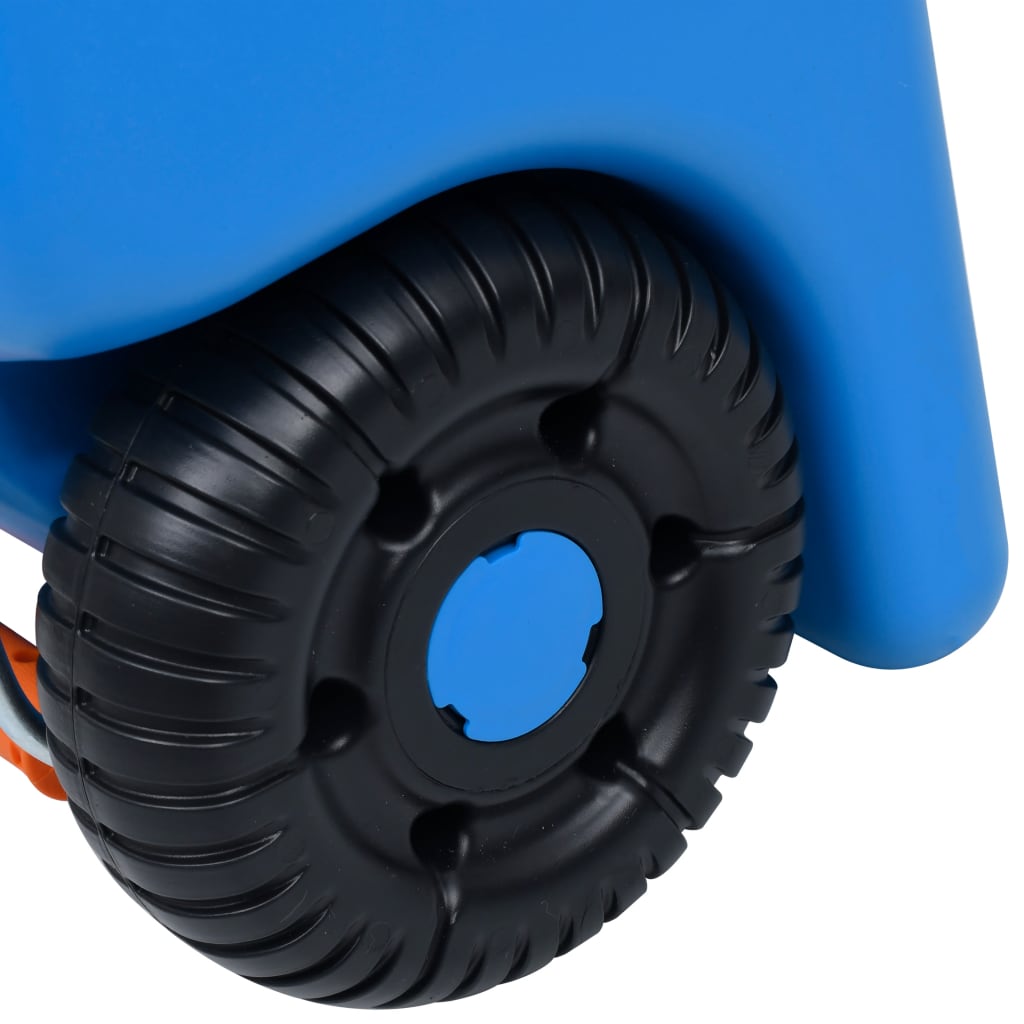 Réservoir d'eau sur roues pour camping 25 L Bleu