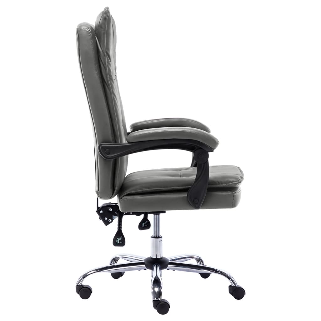 Chaise de bureau Anthracite Similicuir