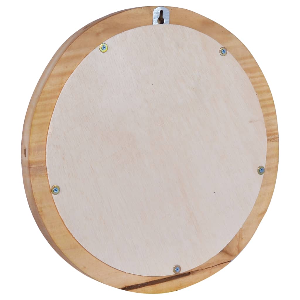 Miroir mural 40 cm Teck Rond