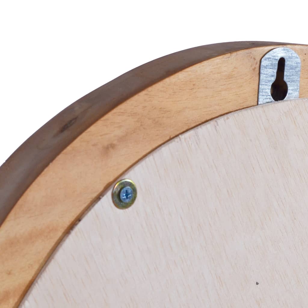Miroir mural 60 cm Teck Rond