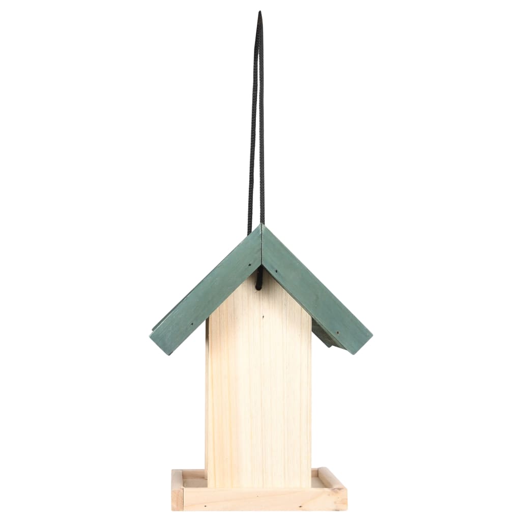 Mangeoires à oiseaux 4 pcs Bois de sapin