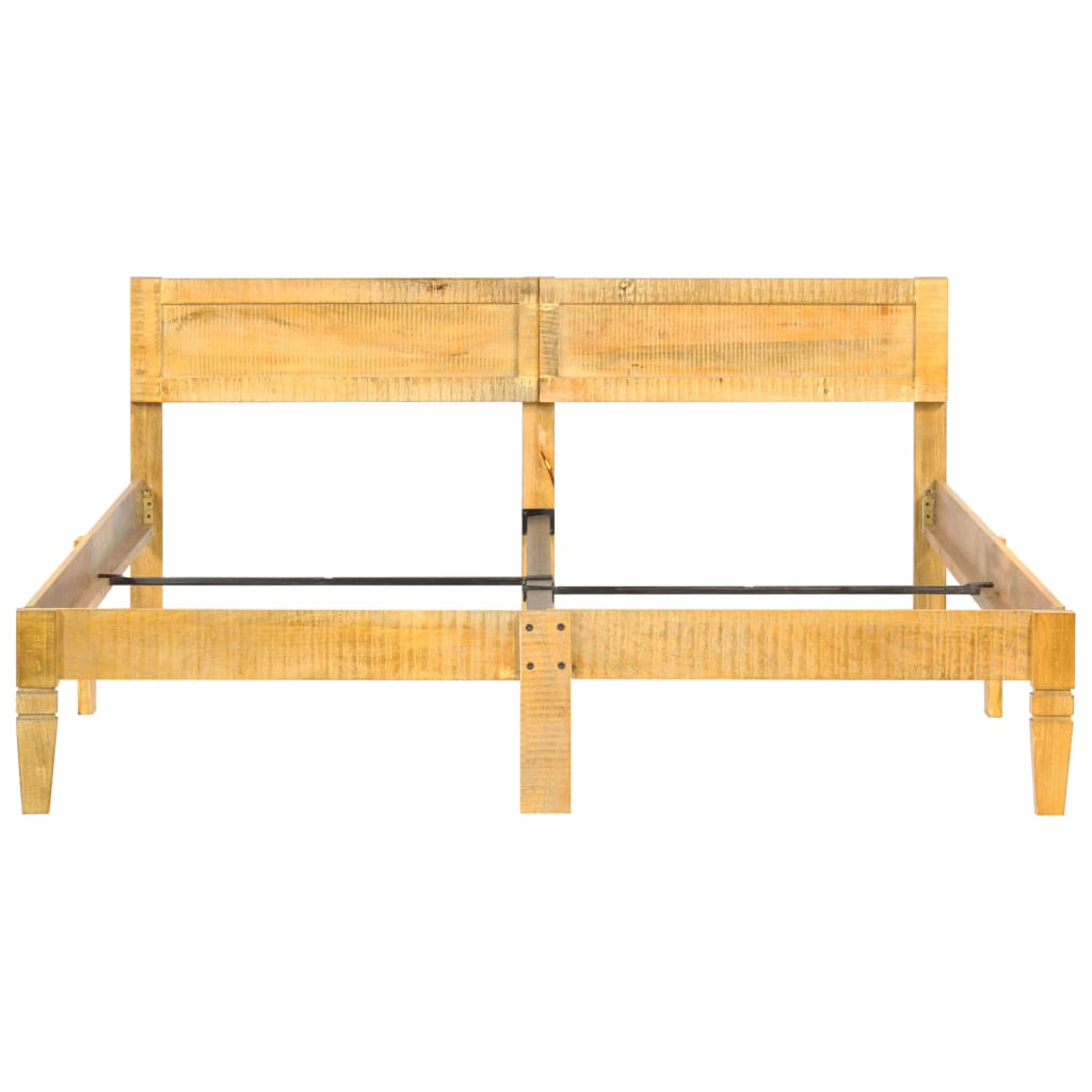 Cadre de lit Bois de manguier massif 140 cm