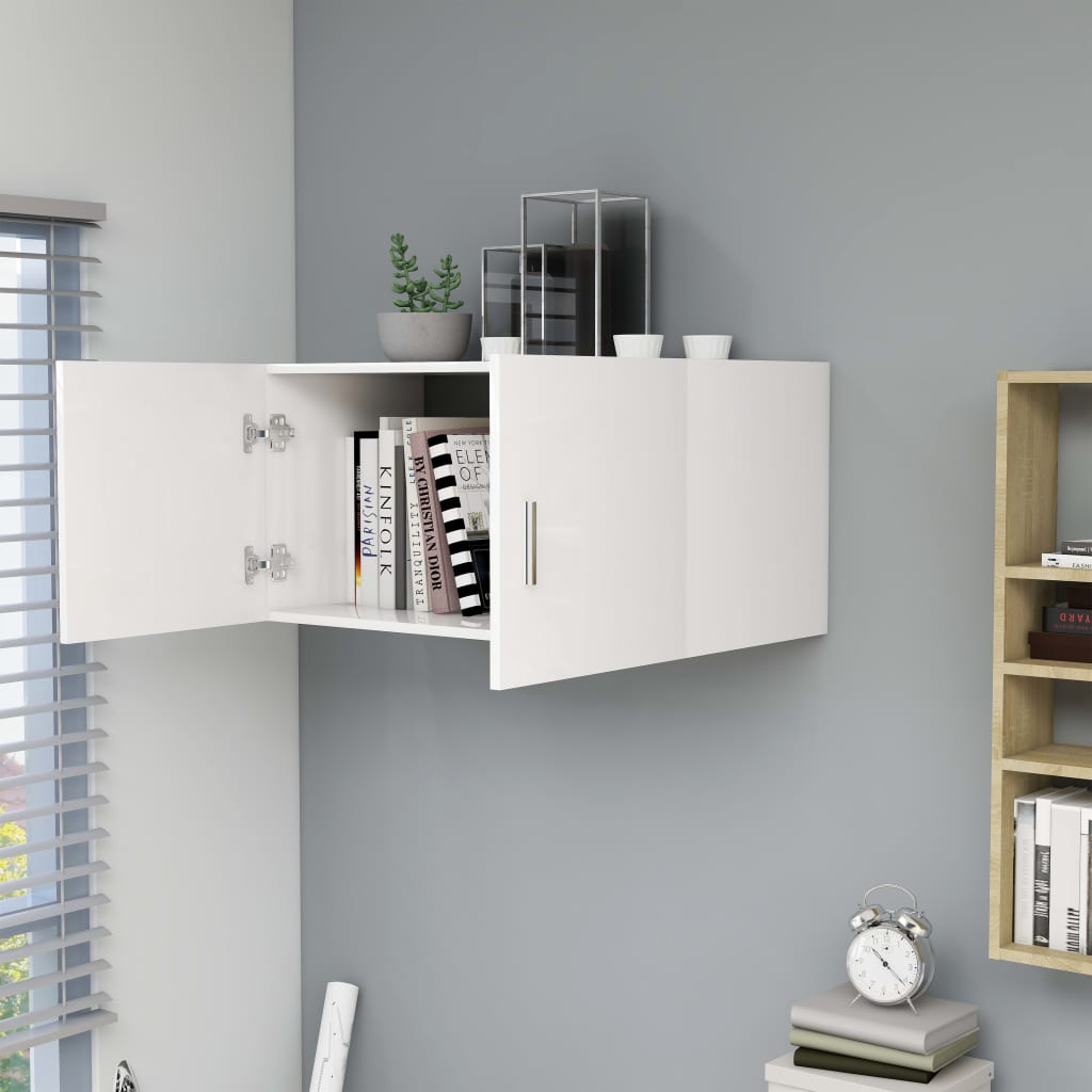 Armoire murale Blanc 80x39x40 cm Aggloméré