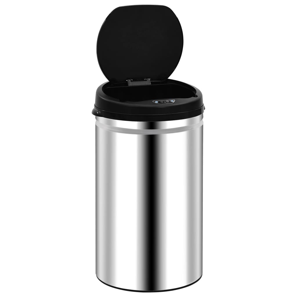 Poubelle à capteur automatique 40 L Acier inoxydable