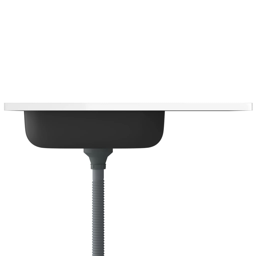 Jeu d'évier de cuisine et égouttoir Argenté 800x500x155 mm Inox