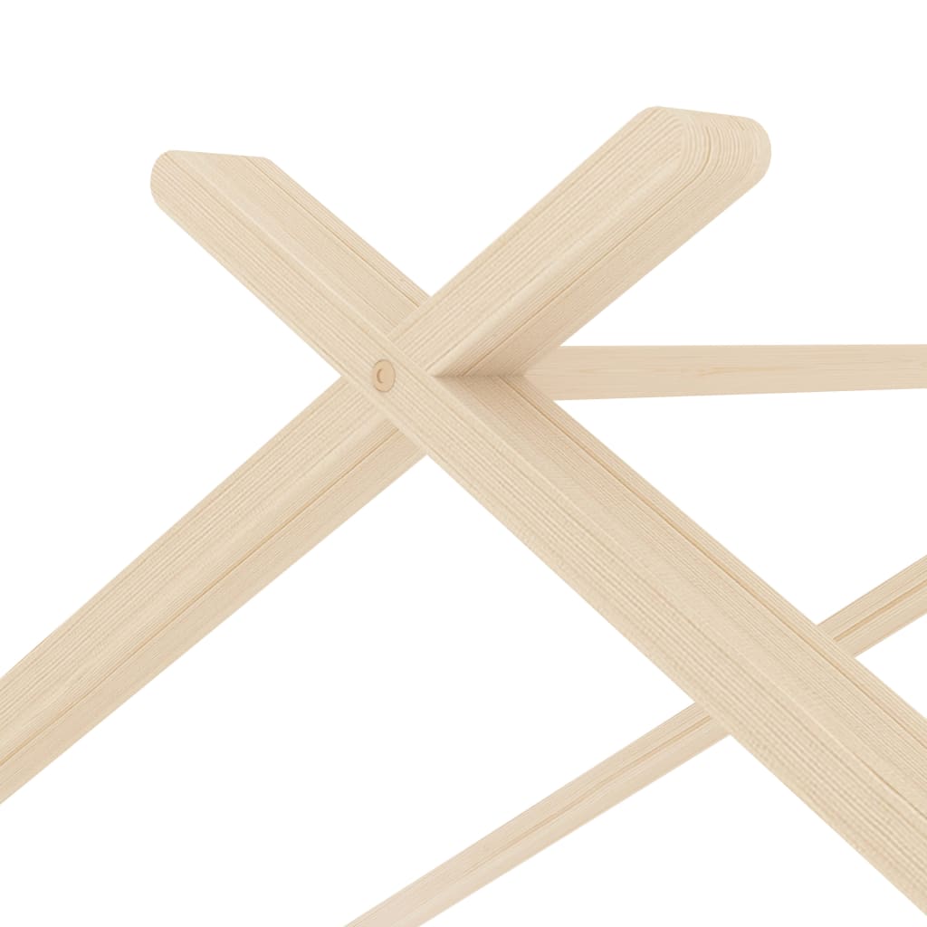 Cadre de lit d'enfant Bois de pin massif 90 x 200 cm