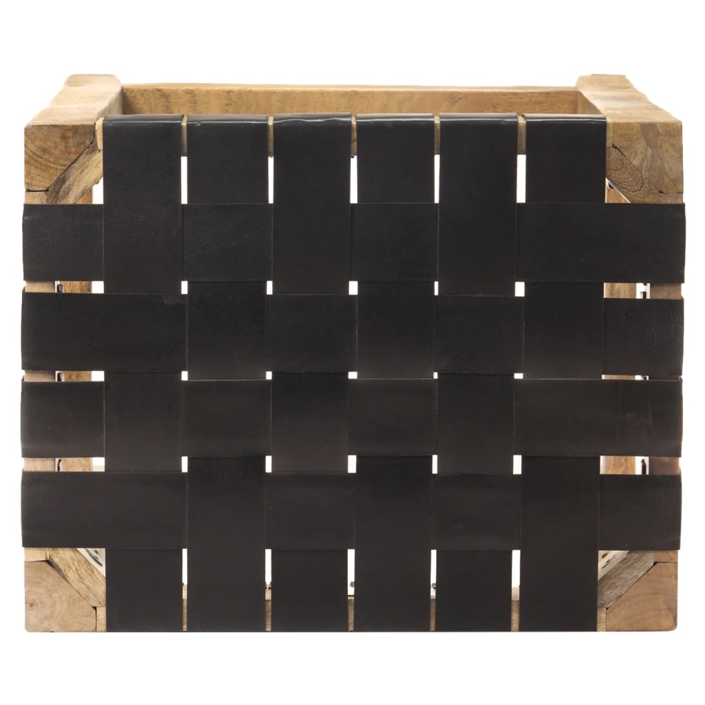 Tabourets de bar 2 pcs Noir Cuir véritable 75 cm