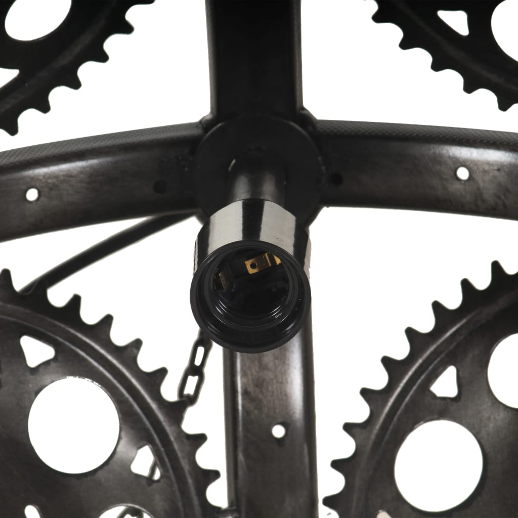 Plafonnier industriel en forme de roue dentée 45 cm E27