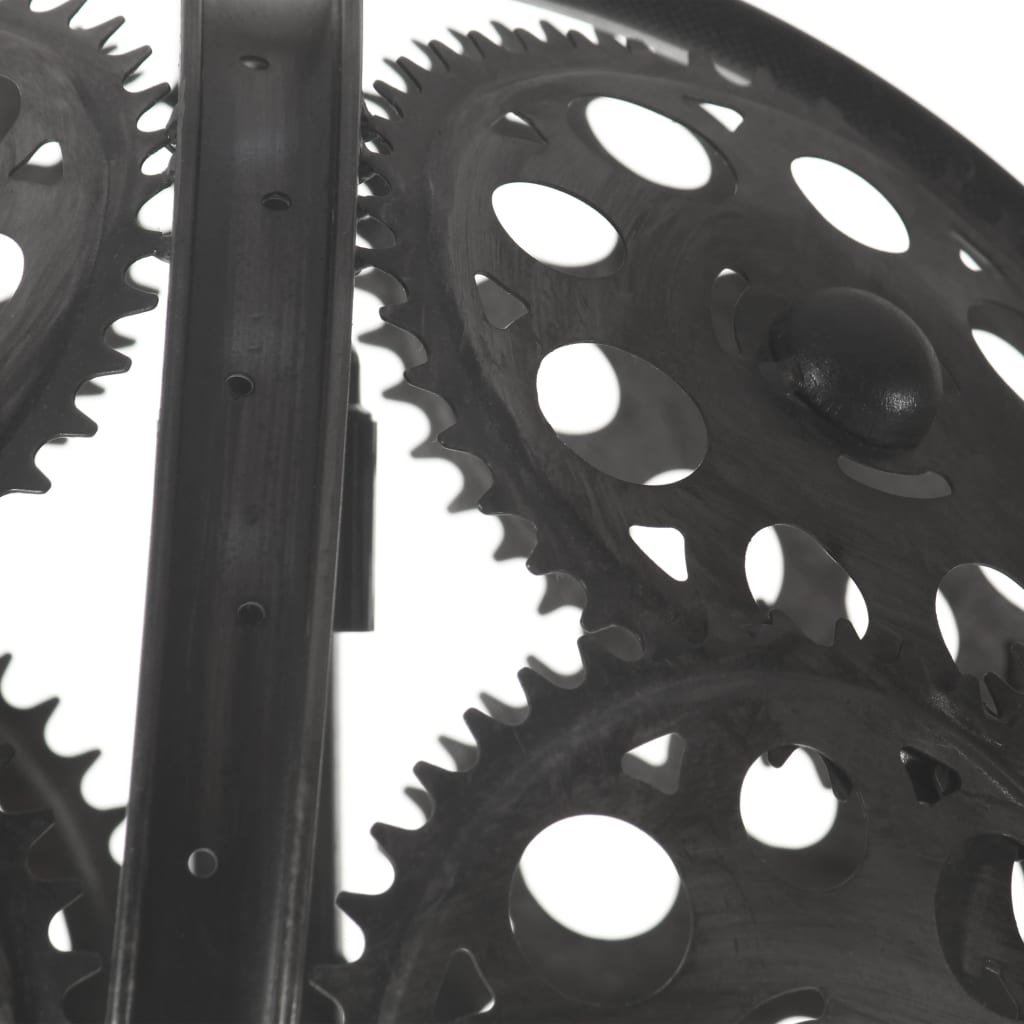 Plafonnier industriel en forme de roue dentée 45 cm E27