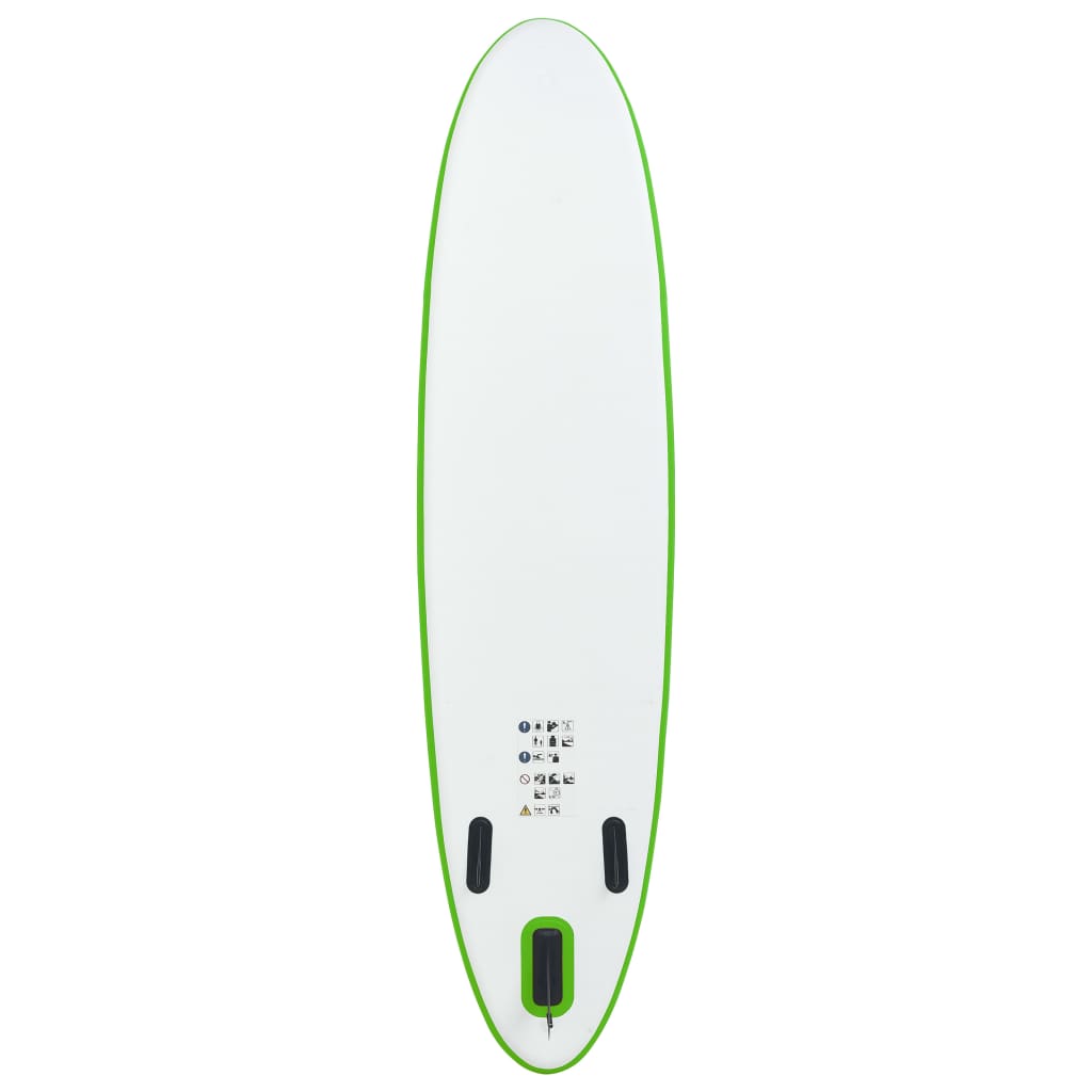 Ensemble de planches SUP gonflables Vert et blanc