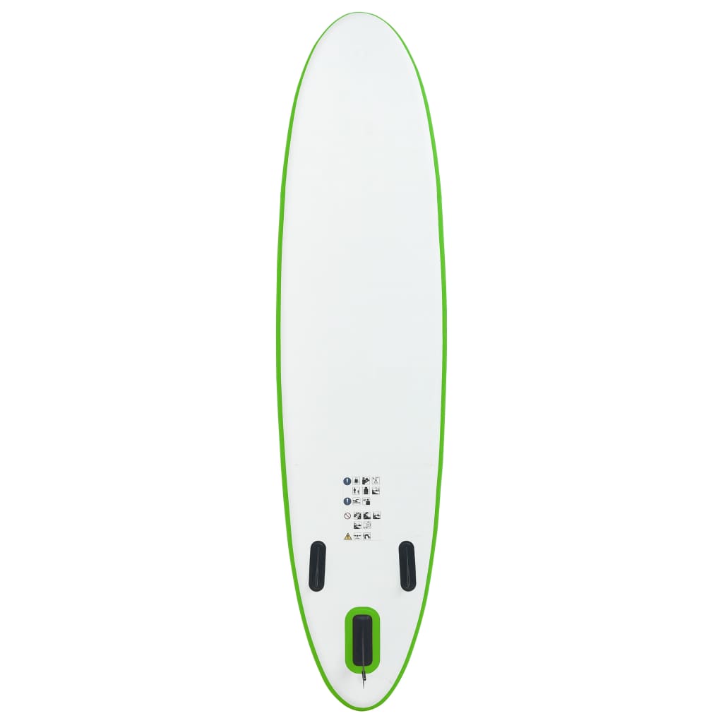 Ensemble de planches SUP gonflables Vert et blanc