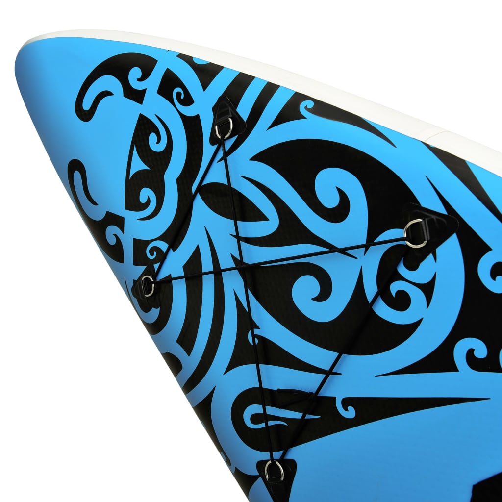 Ensemble de planche SUP gonflable 320x76x15 cm Bleu