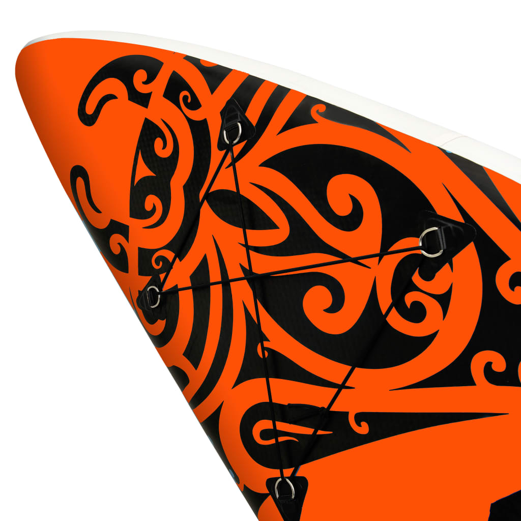 Ensemble de planche SUP gonflable 305x76x15 cm Orange