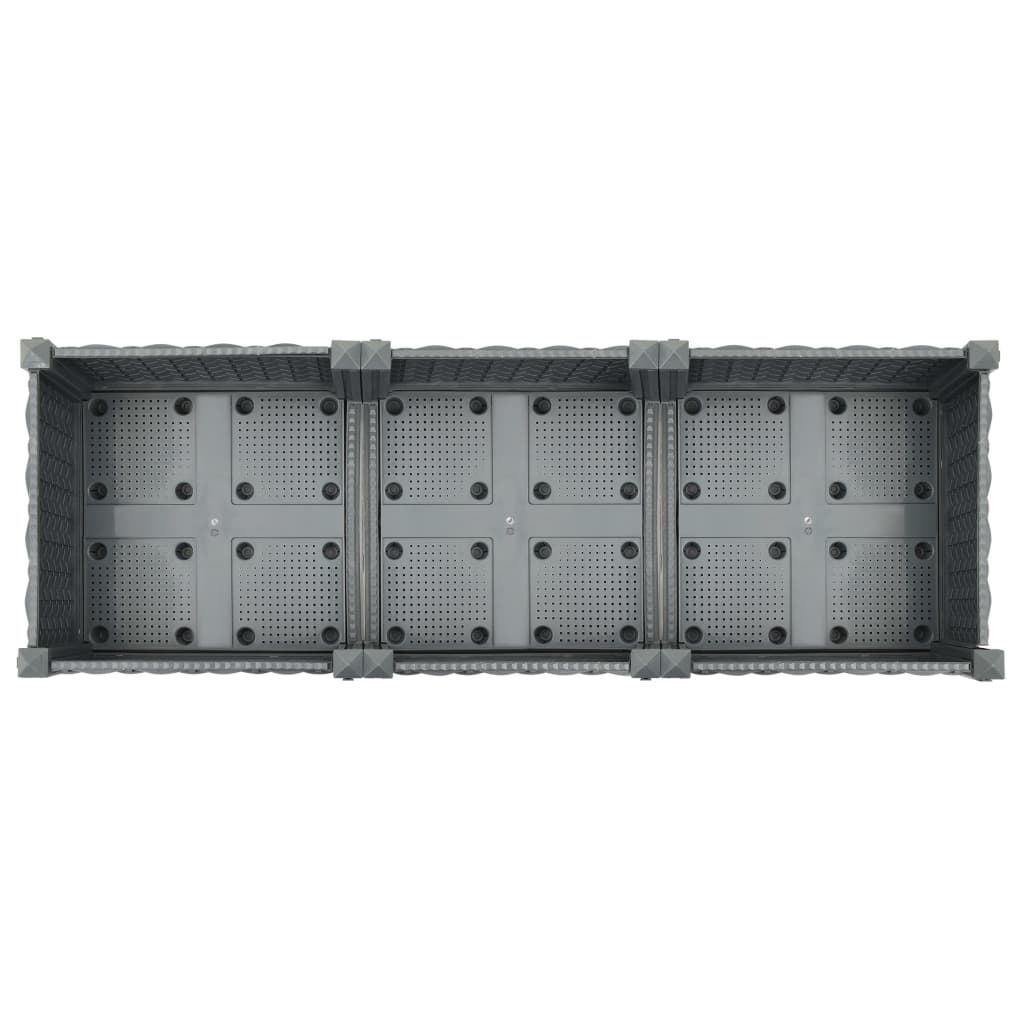 Lit surélevé 120x40x23 cm Polypropylène