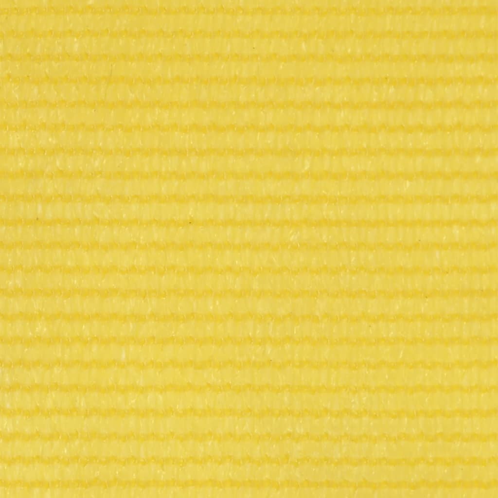 Écran de balcon Jaune 120x500 cm PEHD