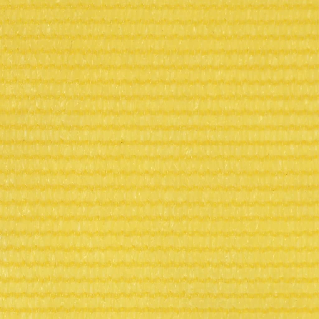 Écran de balcon Jaune 120x600 cm PEHD