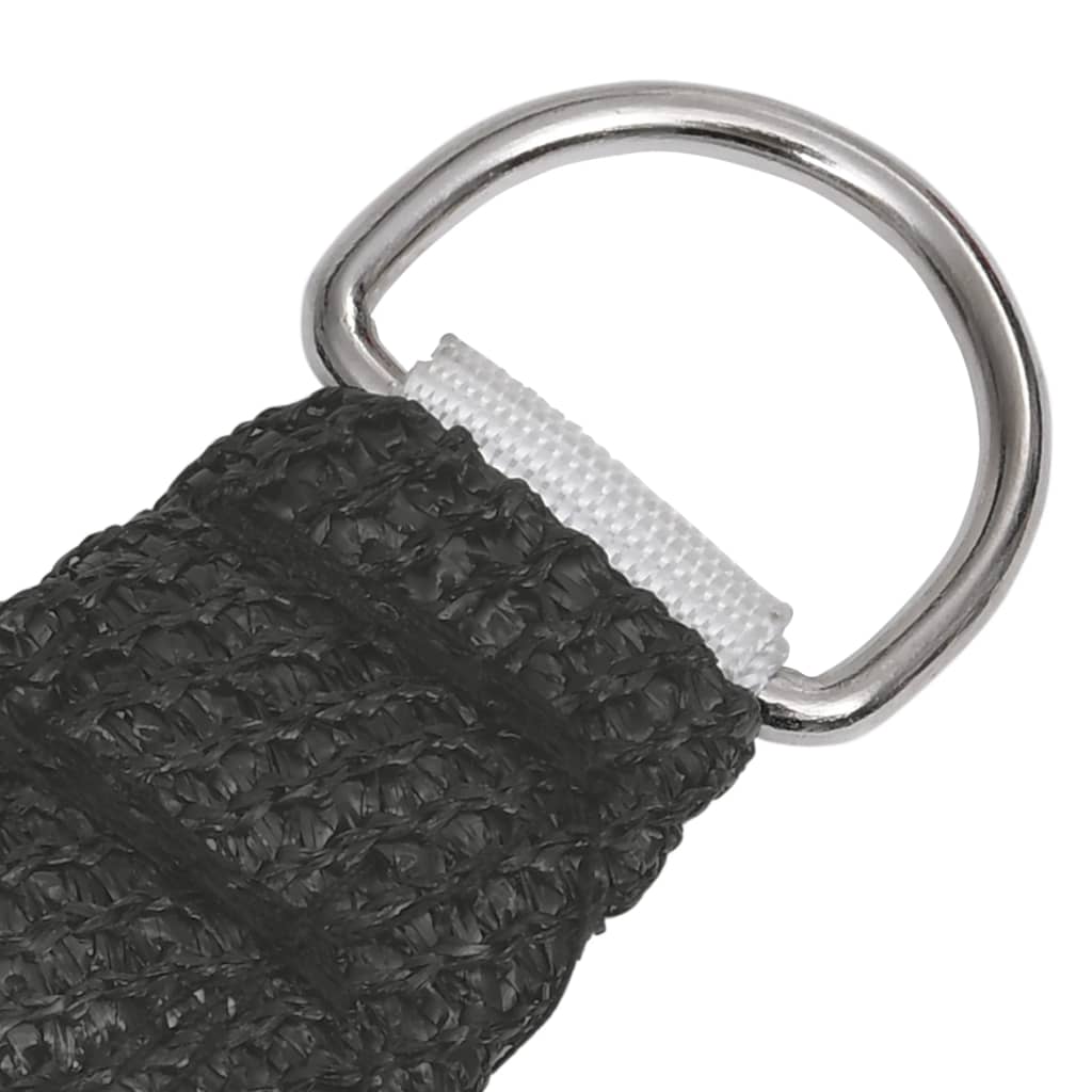 Voile d'ombrage 160 g/m² Anthracite 2,5x2,5x3,5 m PEHD