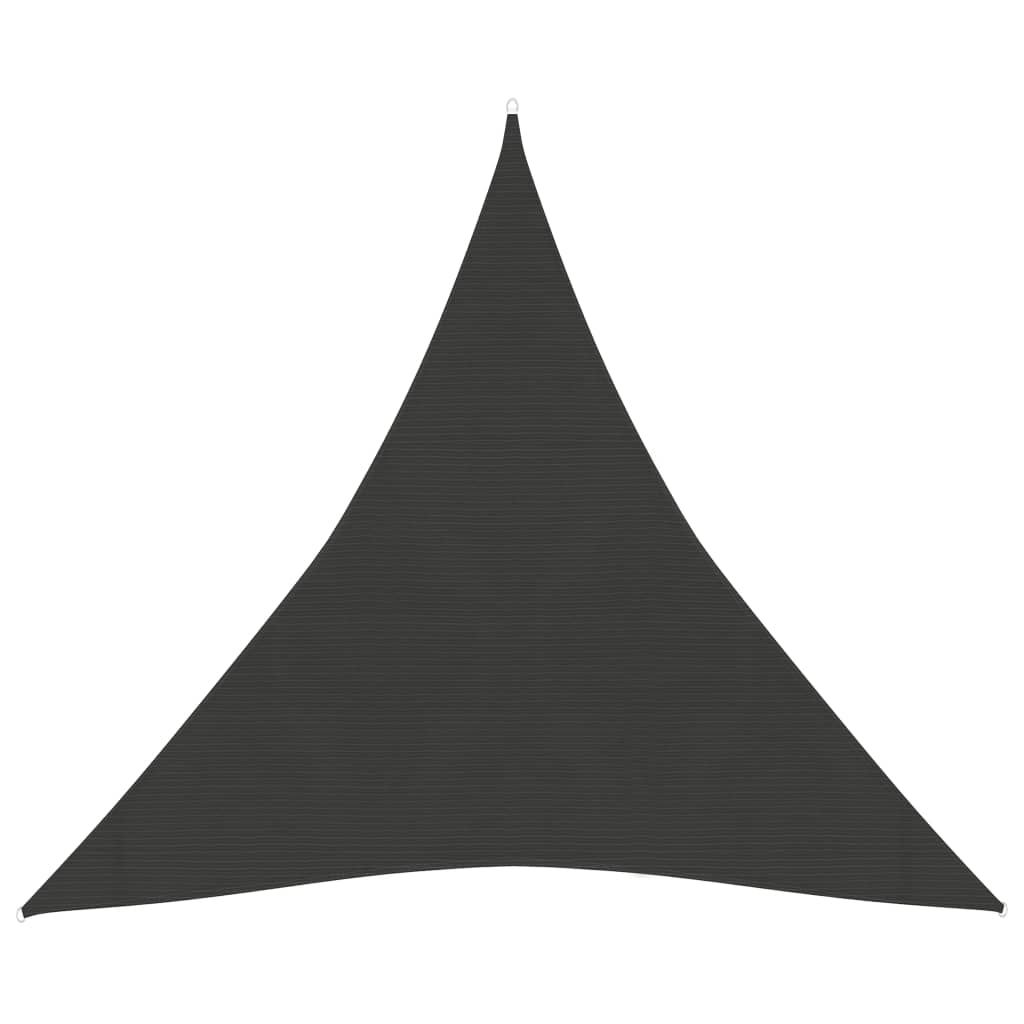 Voile d'ombrage 160 g/m² Anthracite 4,5x4,5x4,5 m PEHD