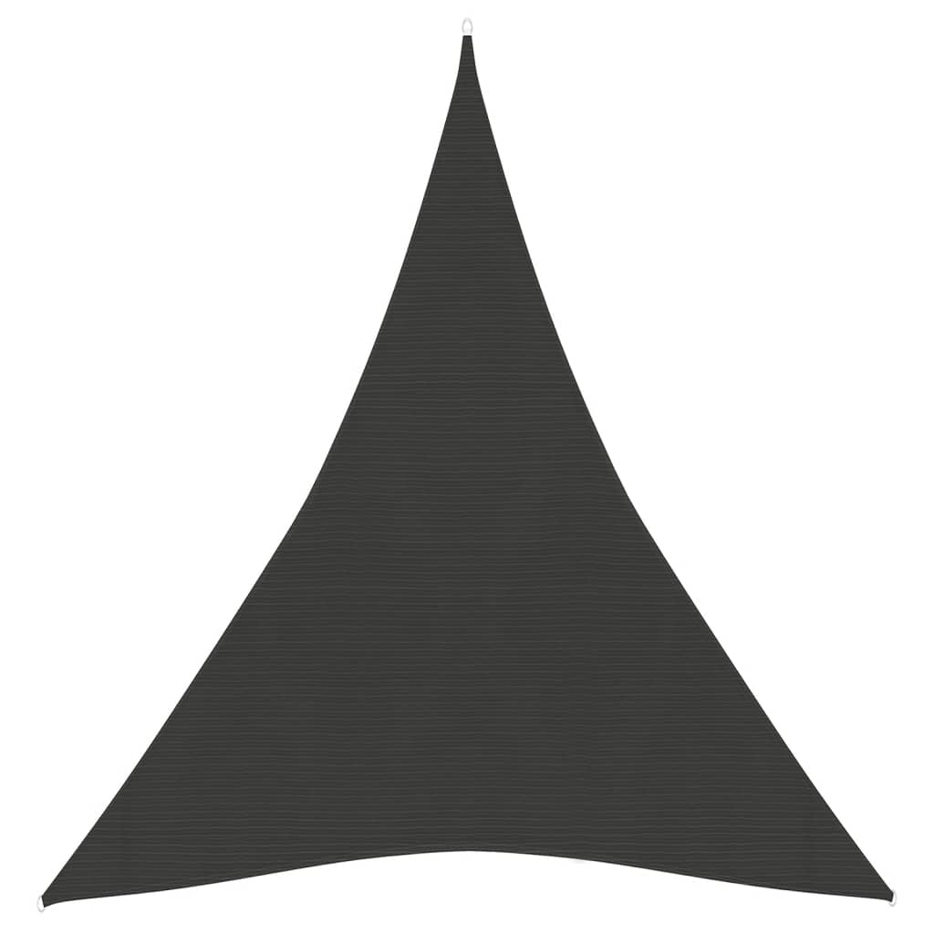 Voile d'ombrage 160 g/m² Anthracite 4x5x5 m PEHD