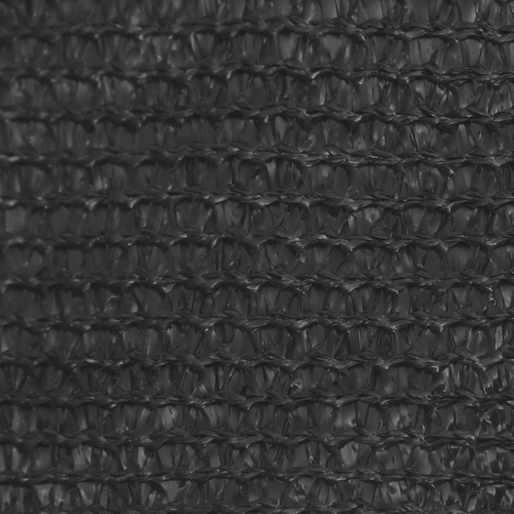 Voile d'ombrage 160 g/m² Anthracite 5x7x7 m PEHD