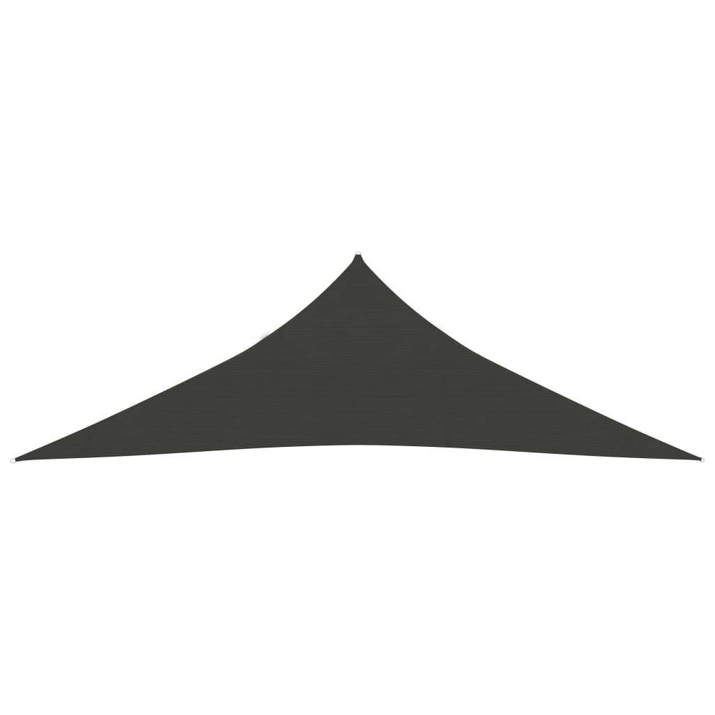 Voile d'ombrage 160 g/m² Anthracite 5x5x6 m PEHD