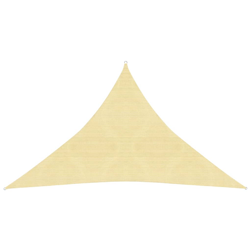 Voile d'ombrage 160 g/m² Beige 4x4x5,8 m PEHD