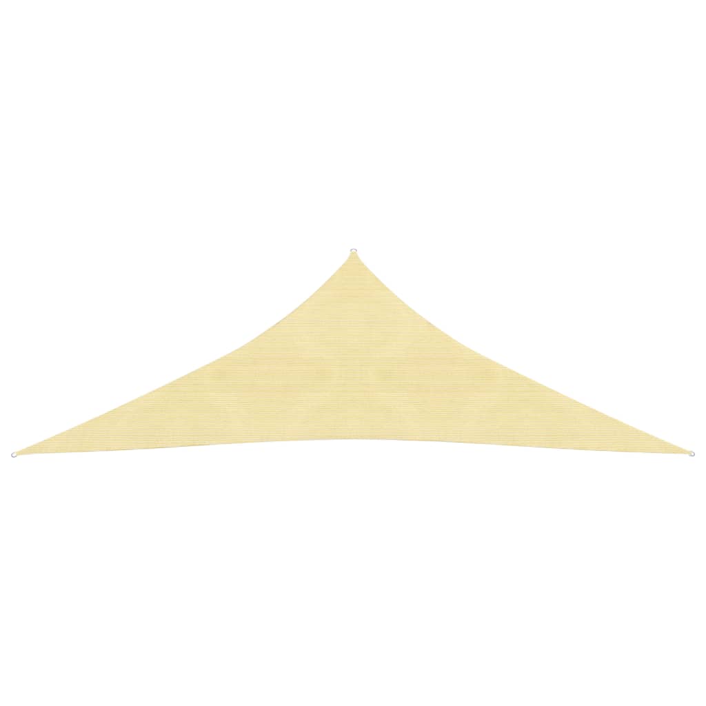 Voile d'ombrage 160 g/m² Beige 4x4x5,8 m PEHD