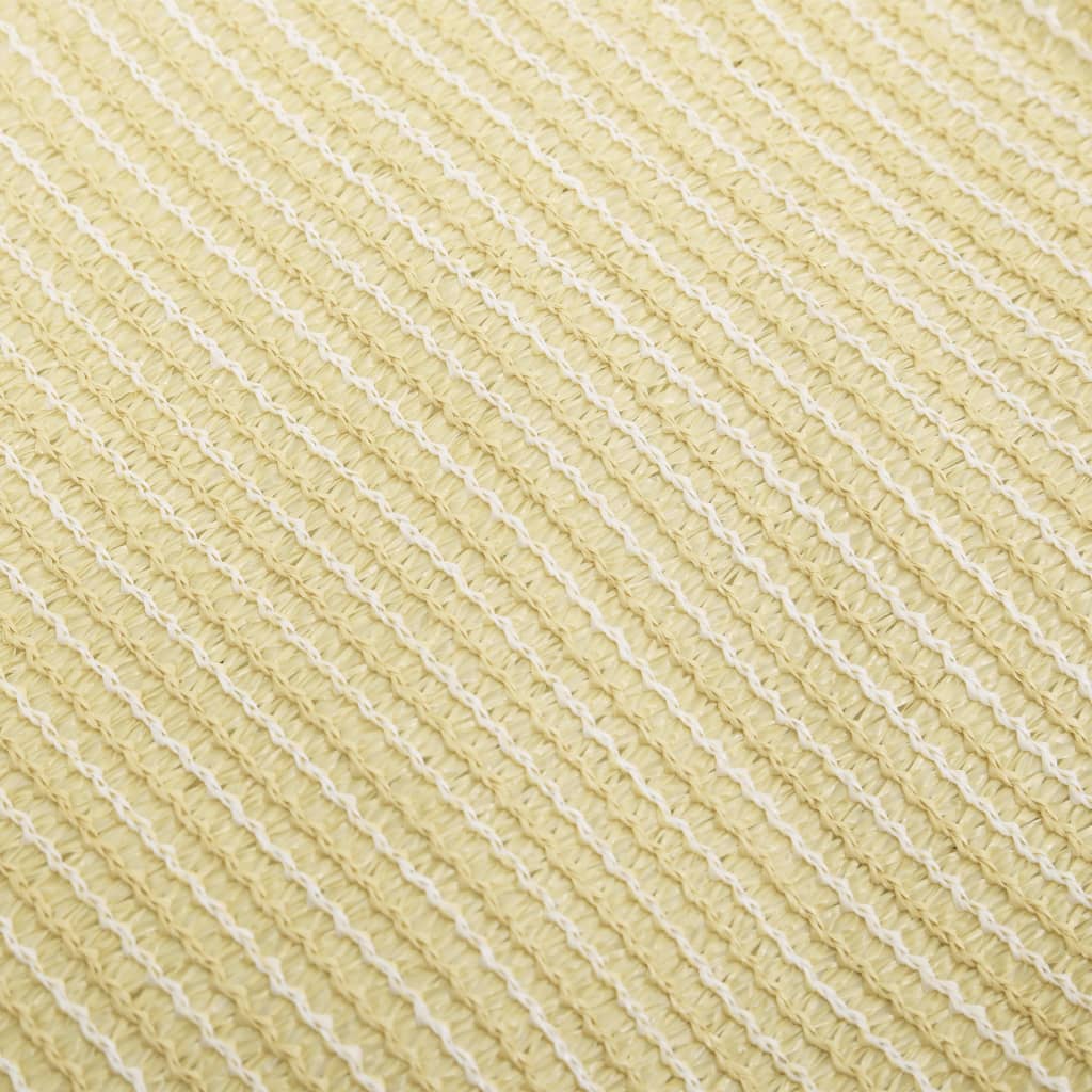 Voile d'ombrage 160 g/m² Beige 4x4x5,8 m PEHD