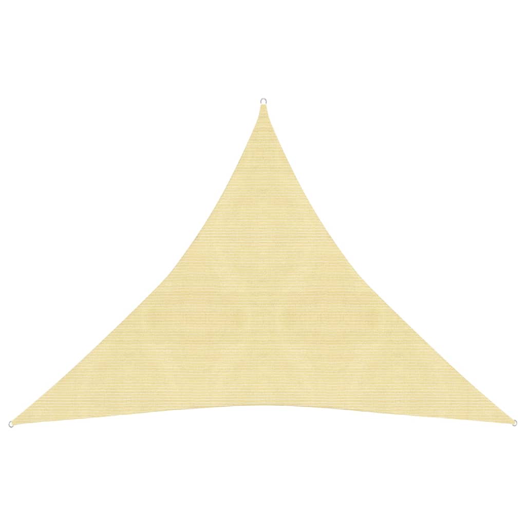 Voile d'ombrage 160 g/m² Marron 4,5x4,5x4,5 m PEHD