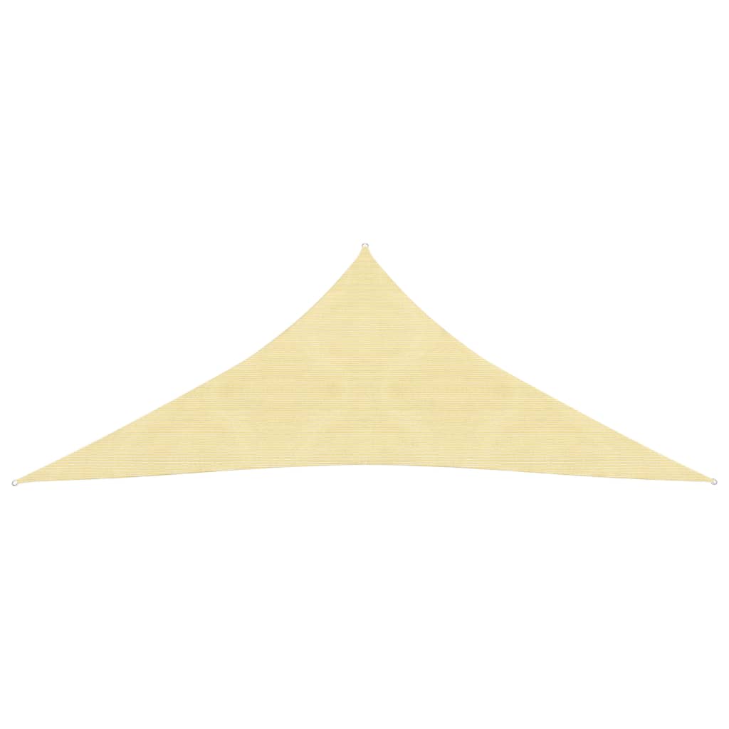 Voile d'ombrage 160 g/m² Marron 4,5x4,5x4,5 m PEHD