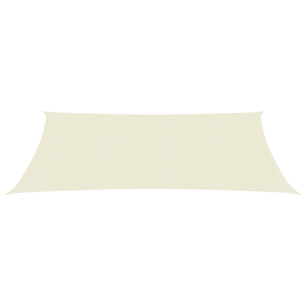 Voile d'ombrage 160 g/m² Crème 2x4,5 m PEHD