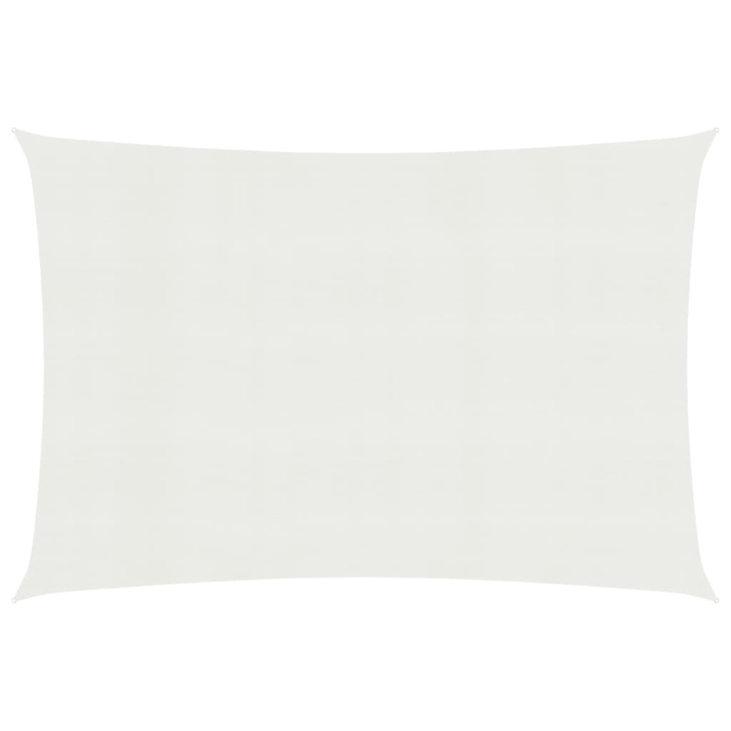 Voile d'ombrage 160 g/m² Blanc 3x4,5 m PEHD