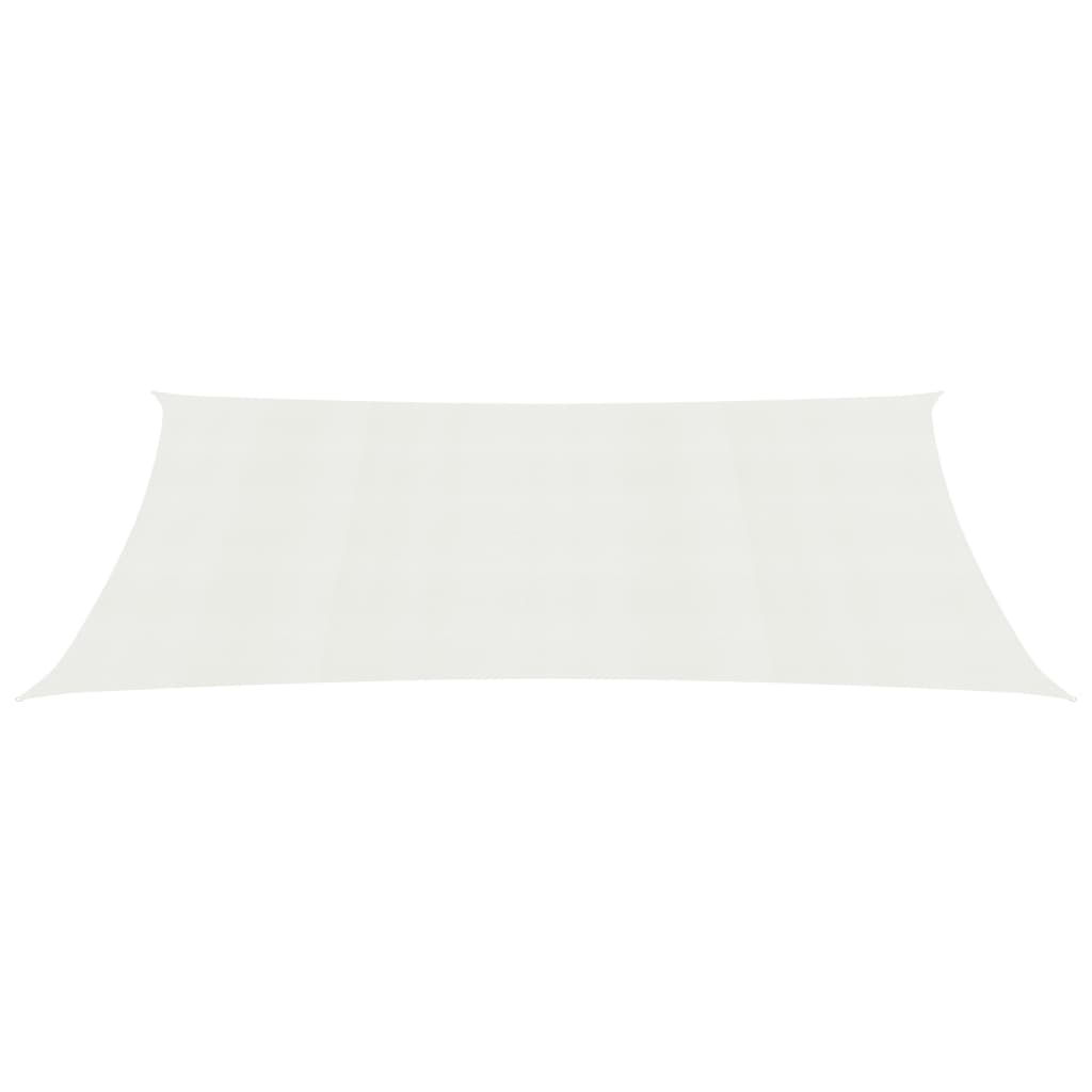 Voile d'ombrage 160 g/m² Blanc 3x4,5 m PEHD